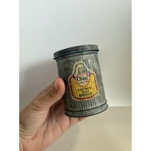 Vintage Chief Northwest Products Metal Ware Trash Can Salesman Sample
